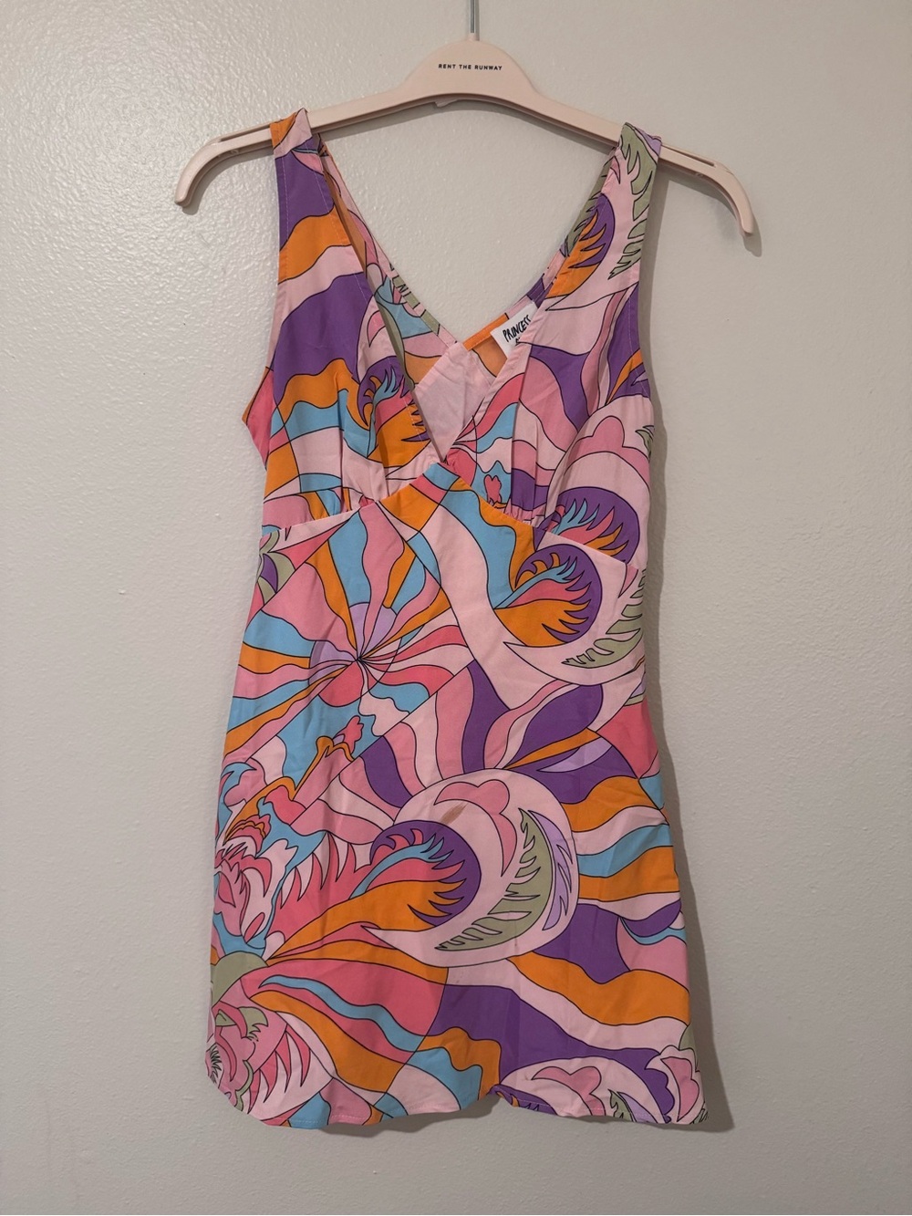 Princess Polly Multi-Color V-Neck Mini Dress